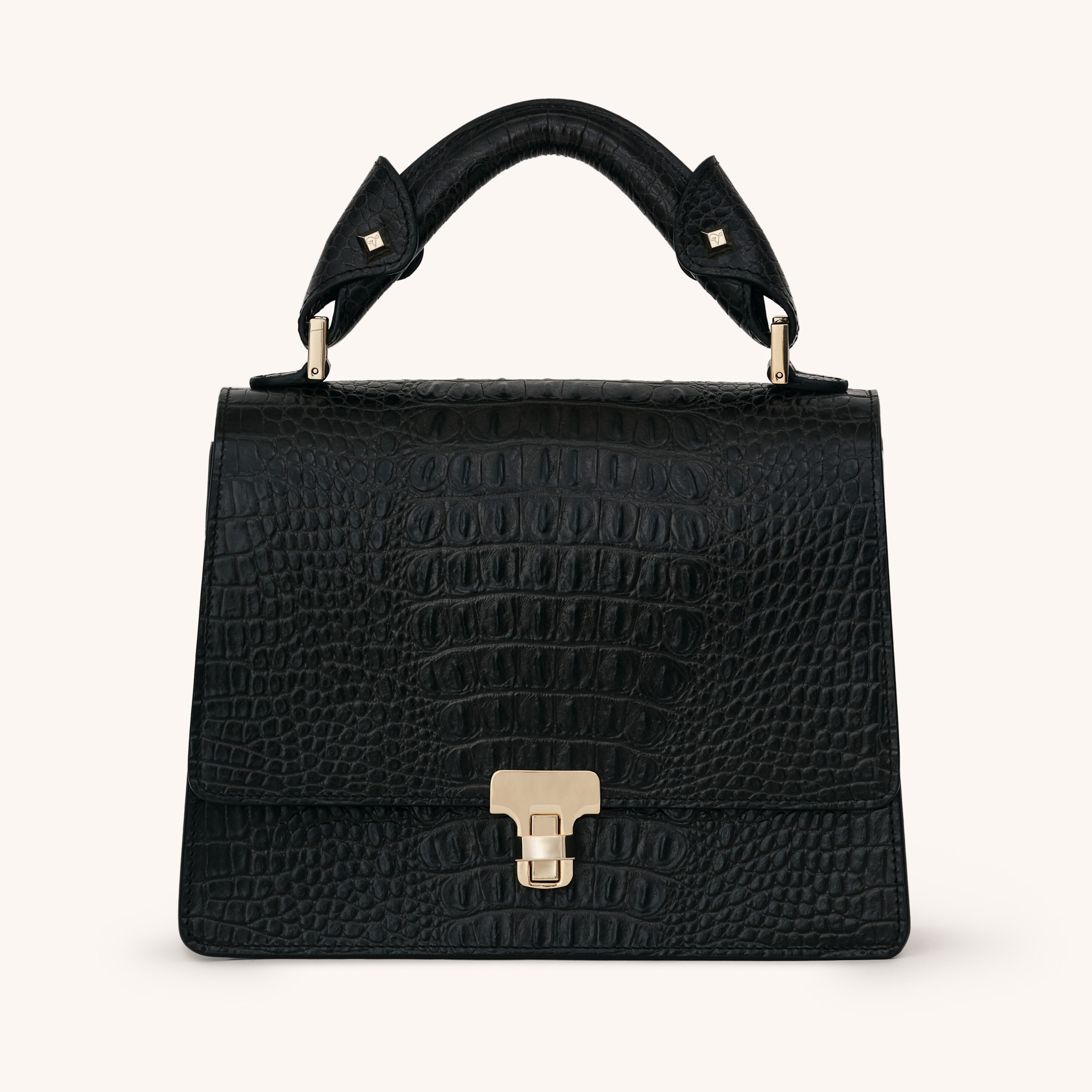 Vie Lorie premium real leather bag crocodile embossed