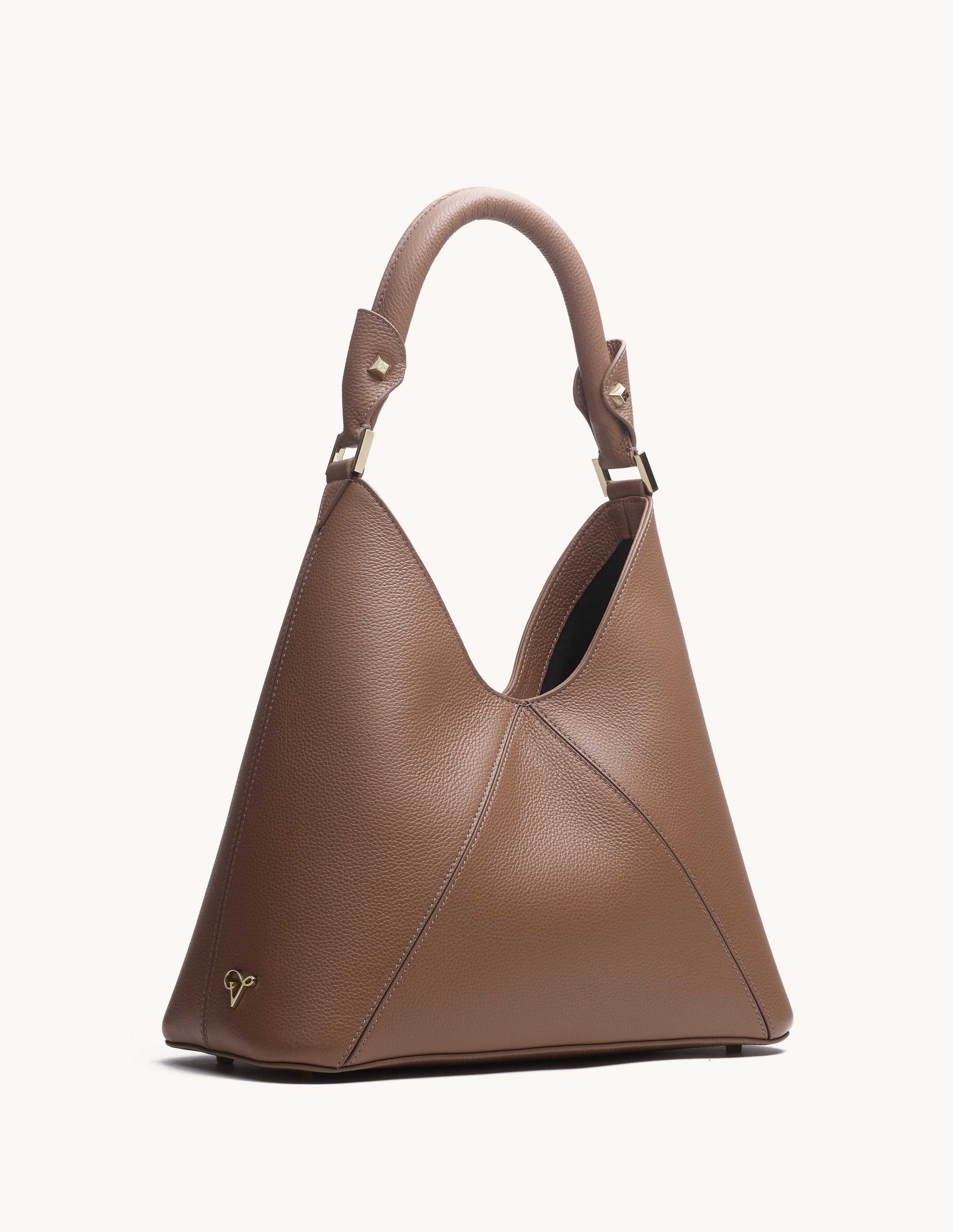 unique brown leather bag designer small business